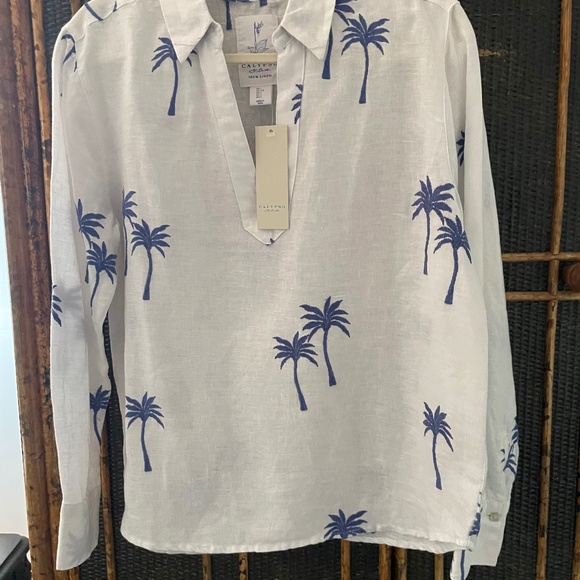 Calypso linen blouse - Picture 1 of 6